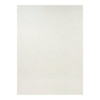 Rug & Kilim’s Oversized Contemporary Textural Solid Rug in White Tones-11x15 For Sale