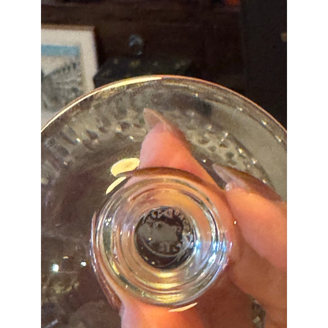 Antique Baccarat Crystal Sherbet / Coupe Glasses – Set of 8, Cut Crystal Dessert Stems, 4” Tall [Cj] For Sale In Seattle - Image 6 of 7