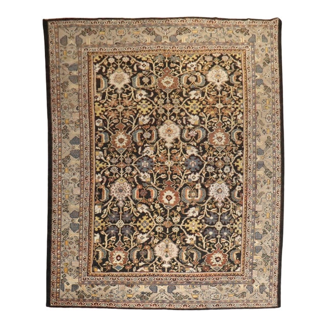 Antique Zabihi Collection Persian Mahal Rug For Sale