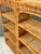 Vintage Woven Rattan Low Etagere - Set of 2 For Sale - Image 4 of 12