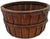 Great Antique American Hand Made Steam Bent Oak Maine Apple Farm Gathering Basket With Excellent Patina For Sale - Image 13 of 18