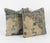 Mid-Century Modern Turkish Oushak Rug Pillow Cover 19'' X 20'' & 20'' X 20'' - Set of Two For Sale - Image 3 of 4
