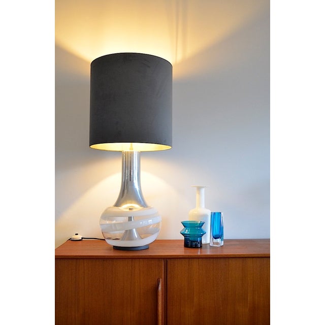 Large Glass Table Lamp from Doria Leuchten, 1970s For Sale - Image 12 of 14