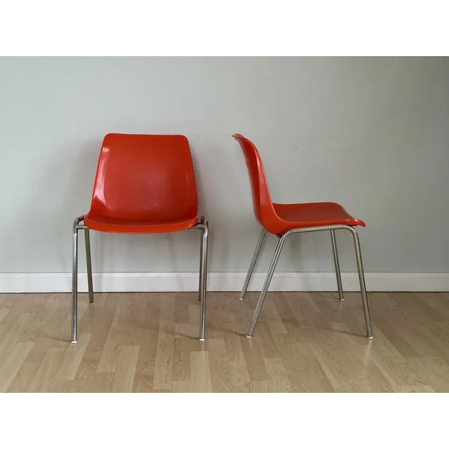 1980s Stacking Desk Chair from Interstuhl, 1981 For Sale - Image 5 of 11