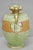 Antique Nippon Hand Painted Porcelain Green Moriage Twin Handle Portrait Vase For Sale - Image 11 of 17