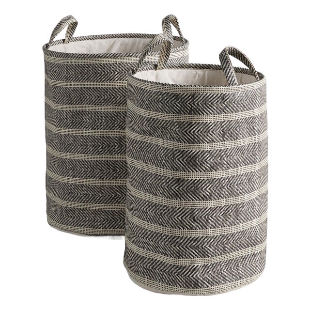 Marleigh Round Baskets, Set Of 2 For Sale