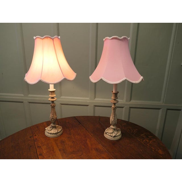 Pair of Decorative Mid Century Table Lamps This is an exciting pair of lamps, they are quite large and come with their own...