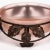French Art Deco Glass & Wrought Iron Centerpiece Bowl For Sale - Image 4 of 6