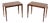 Vintage Danish Side Tables by Severin Hansen for Haslev, 1960, Set of 2 For Sale