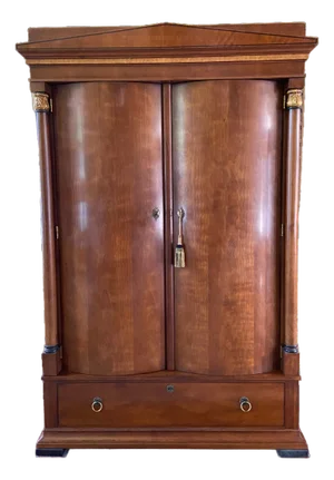 1990s Henredon Mid-Century Traditional Armoir