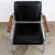 1960s Mid Century Modern Lounge Chair Armchair Walnut Arms Metal American Design MCM For Sale - Image 9 of 12