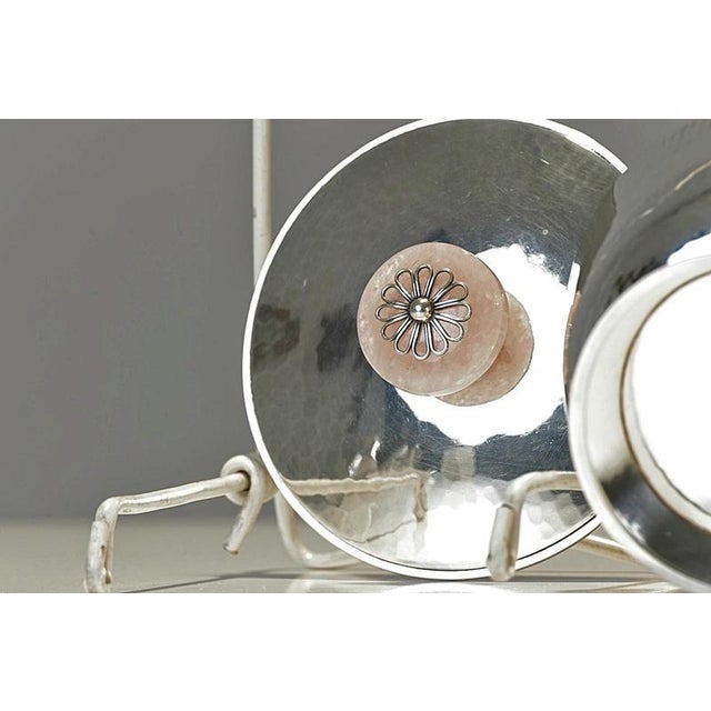 Gold Hand-Crafted Silver Can, 1940s For Sale - Image 8 of 12