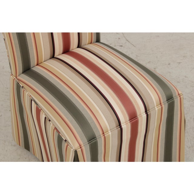 Pair of Ethan Allen Slipper Dining Chairs For Sale - Image 9 of 14
