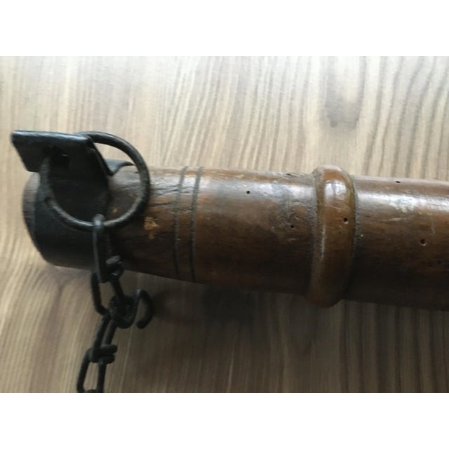 Wabi-Sabi Wooden Load Bearing Device, 1900s For Sale - Image 11 of 16