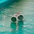 Natural Emerald Stud Earrings 14k White Gold 1.63 TCW Certified For Sale - Image 13 of 14
