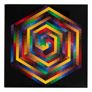 Victor Vasarely, HAT B, Photogravure For Sale