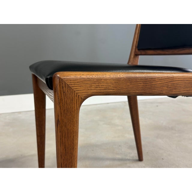 1960s Danish Modern Black Dining Chairs - Set of 8 For Sale - Image 9 of 9