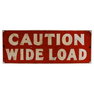 Caution Wide Load Sign For Sale