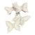 Porcelain Butterfly Catchall Vide-Poche Jewelry Dish-Set of 4 For Sale