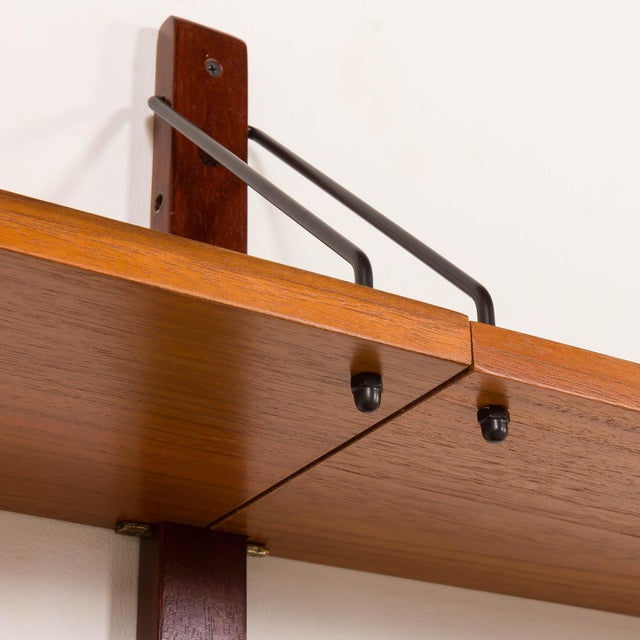 1960s Vintage Danish Teak Shelving Unit, 1960s For Sale - Image 5 of 9