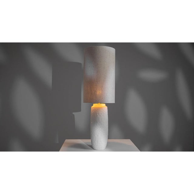 20th Century German Ceramic Table Lamp For Sale - Image 9 of 12