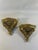 A gorgeous pair of Hollywood Regency Style Gilded Decorative Wall Shelf Brackets from the Late 20th Century. These smaller...