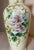 Tall Antique Hand Blown Painted Milk Bristol Glass Enamel Enameled Flower Vase For Sale In New York - Image 6 of 11