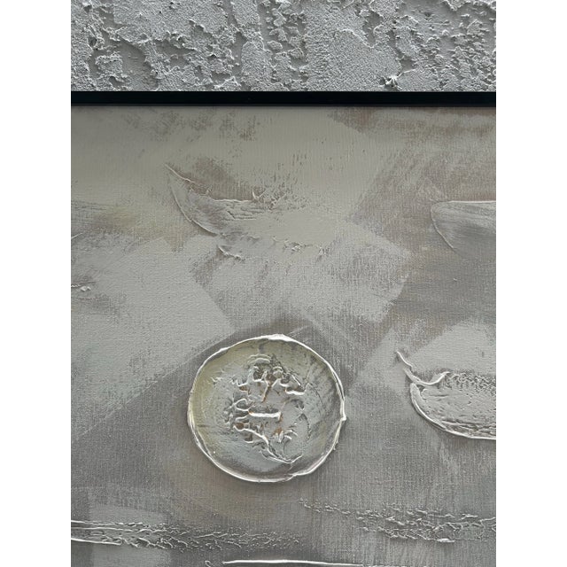 Large Brutalist Cafe Painting by Lee Reynolds For Sale - Image 12 of 12