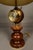 Mid 20th Century Large Brass & Mahogany Nautical Desk Lamp With Clock and Barometer Swivel Head For Sale - Image 15 of 15