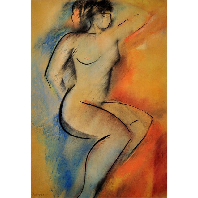 Mary Stork. English ( b.1938 - d.2007 ). Descend, 2003. Mixed Media On Paper. Signed & Dated 28.1.03 Lower Left. Signed,...