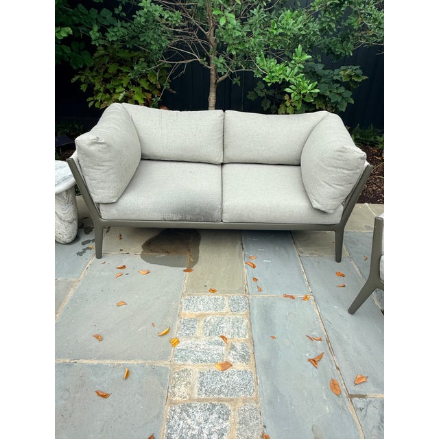 Brown Jordan H Loveseat & Chair Set For Sale In Washington DC - Image 6 of 12