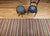 Early 20th Century Antique American Amish Rag Runner, Handwoven Wool & Cotton, Stripe Pattern, 3x15 For Sale - Image 5 of 16