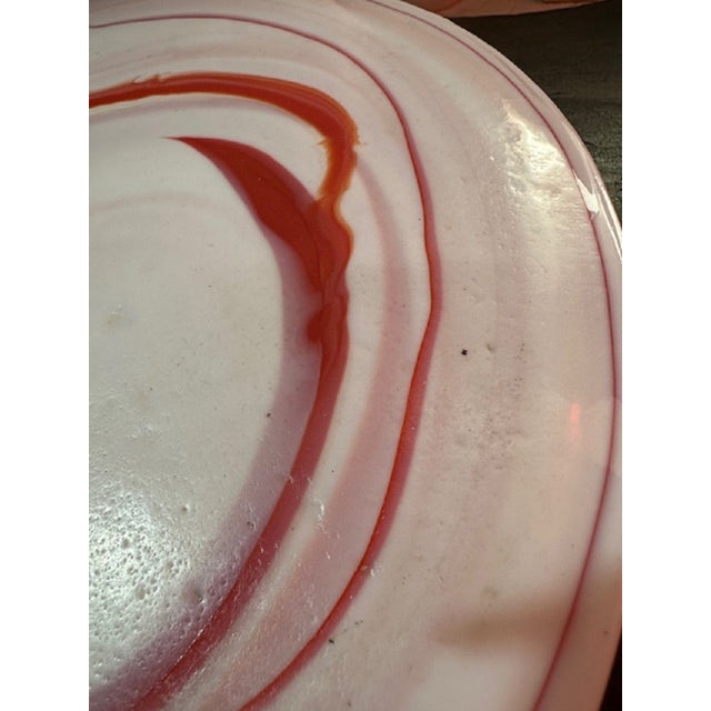 Murano Glass Plate and Bowl by Sergio Asti for Venini, 1970s For Sale - Image 6 of 10