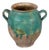 French 19th Century Turquoise and Green Glaze Confit Pot For Sale