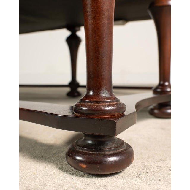 Ralph Lauren Mahogany Plaid Sadler Cocktail Ottoman 4 Ft. For Sale - Image 14 of 18