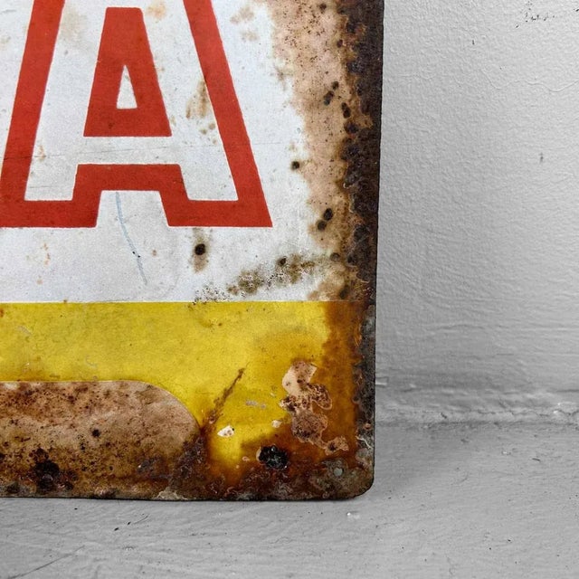 Metal Vitamin Advertising Sign, Japan, 1960s For Sale - Image 7 of 12