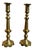 Vintage Brass Candle Holders - A Pair For Sale