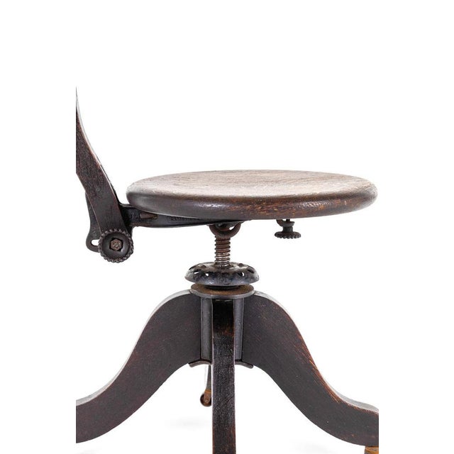 Machinist Chair fom Globe Wernicke For Sale - Image 4 of 15