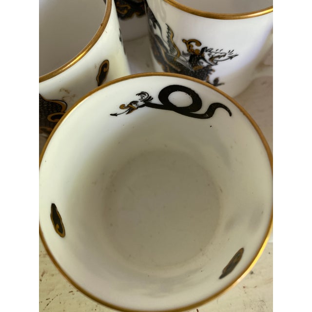 Royal Worcester Set Royal Worcester “Dragon” Demitasse Cups, Mid 20th, 15 PCS For Sale - Image 4 of 5