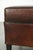 Brown Dark Sheepskin Ottoman with Black Piping For Sale - Image 8 of 10