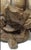 Late 20th Century Vintage Large Hand Carved Wooden Santa Claus Holding Deer Sculpture For Sale - Image 5 of 5