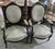Black Napoleon III Armchairs in Blackened Wood, 1850, Set of 2 For Sale - Image 8 of 9
