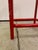 Red Vintage Industrial Danish Stool Red Metal Stool For Sale - Image 8 of 9