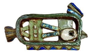 Ceramic Bird Wall Sculpture by Les Argonautes, France, 1960s