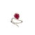 Natural Ruby Diamond Ring 6.5 14k W Gold 2.32 TCW Certified For Sale - Image 14 of 18
