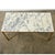 French Mid 20th Century Marble and Brass Coffee Table For Sale - Image 9 of 9
