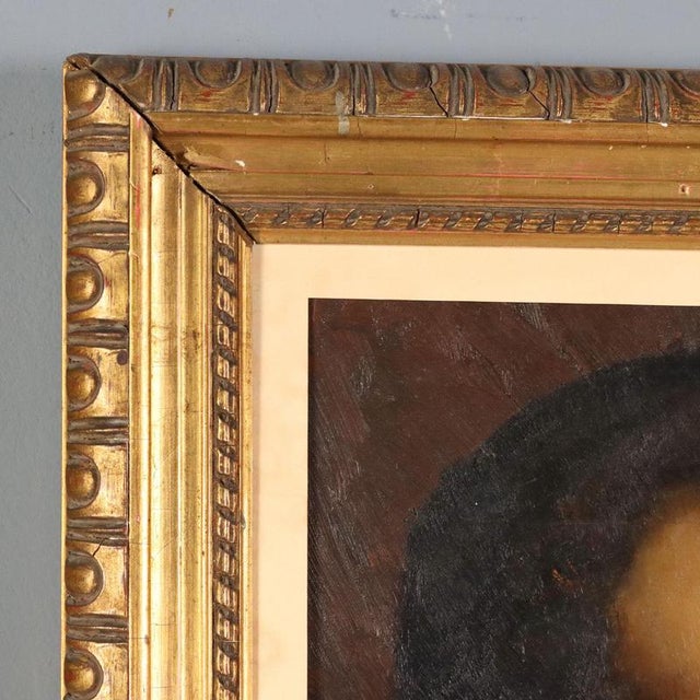 Giulio Vito Musitelli, Self-Portrait, 1929, Oil on Panel For Sale - Image 7 of 10