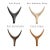 Medium Nguni Head Black Iroko, Animal Head Wall Sculpture, Gunsmoke For Sale - Image 9 of 9