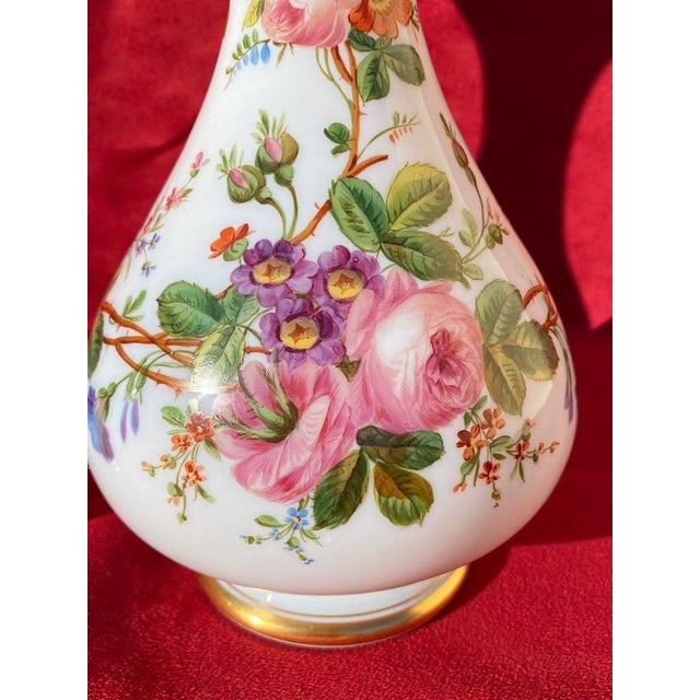 Opaline Vases, Set of 2 For Sale - Image 4 of 13