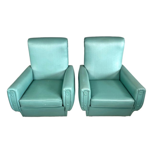 Pair Dutch Armchairs, 1970s For Sale